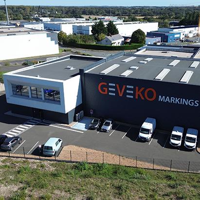 Bureaux commerciaux de Geveko Markings SAS France à Verrières en Anjou