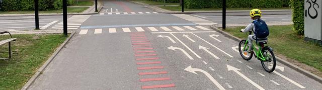 Traffic playgrounds dedicated to teaching children about cycling