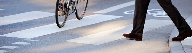 Pedestrian crossings as urban road markings